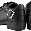 Milwaukee Leather MBL9311 Women's Black Leather Lace-Up Motorcycle Riding Shoes SIZE -7