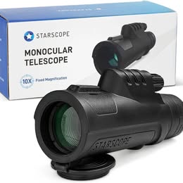 Starscope Monocular Telescope 10x Adjustable Magnification