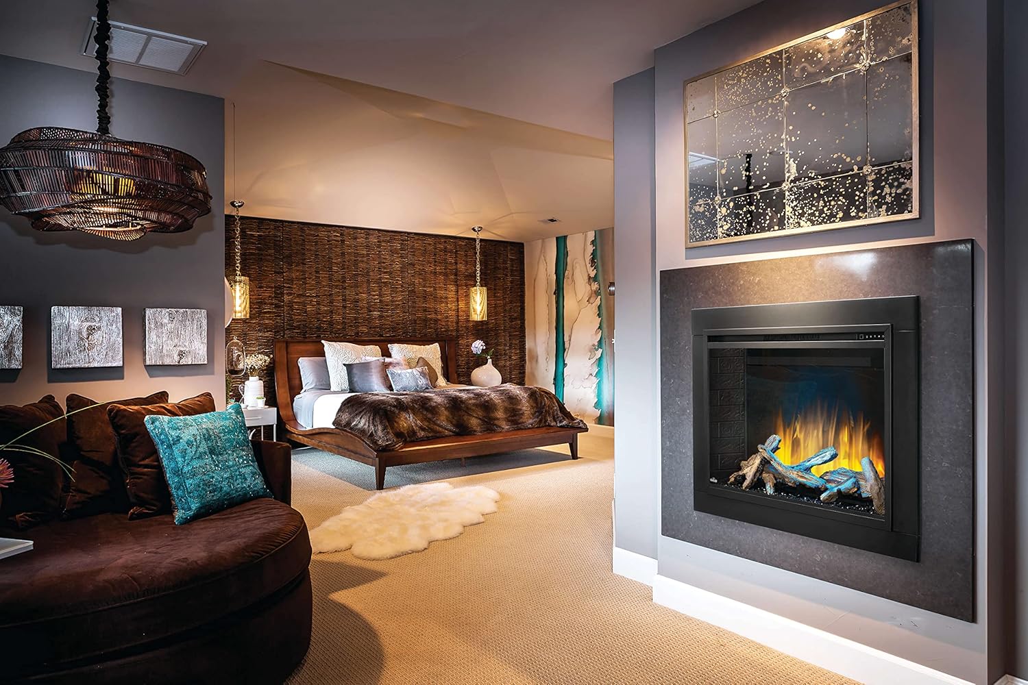Napoleon Element 42 - NEFB42H-BS - Built-in Electric Fireplace, 42-in