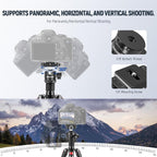 NEEWER Mini Tripod for Camera with 360° Ball Head Aluminum Alloy 20"/ 50cm 1/4"