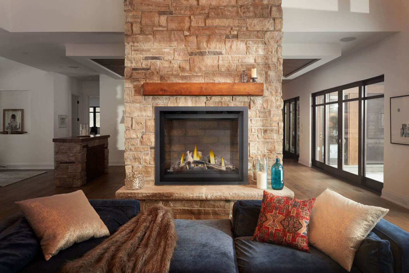 Napoleon Altitude X 42 Direct Vent Gas Fireplace, Natural Gas, Electronic Ignition