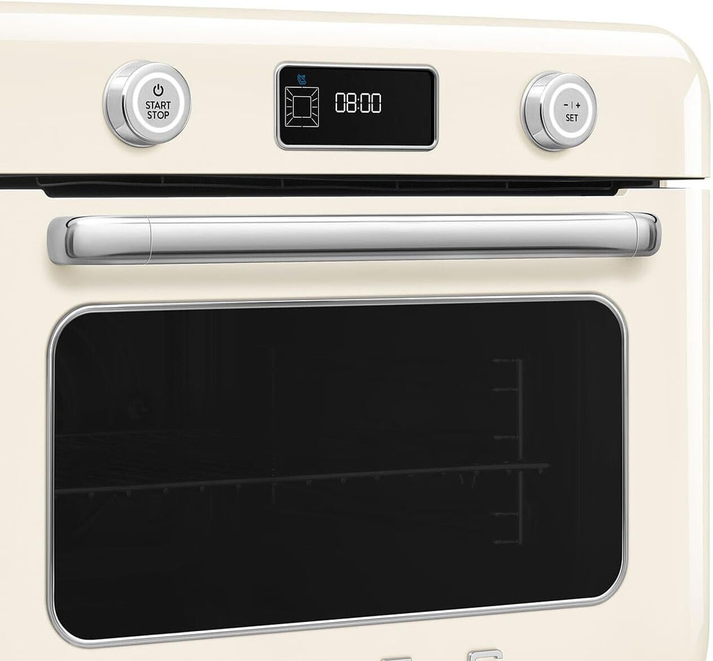 SMEG COF01Countertop Combi Oven - Multi-Function Grill, Air Fry, Steam, Bake, Convection, Defrost, and Warm, 10 Cooking Functions - Made In Italy