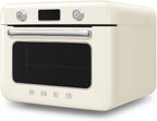 SMEG COF01Countertop Combi Oven - Multi-Function Grill, Air Fry, Steam, Bake, Convection, Defrost, and Warm, 10 Cooking Functions - Made In Italy