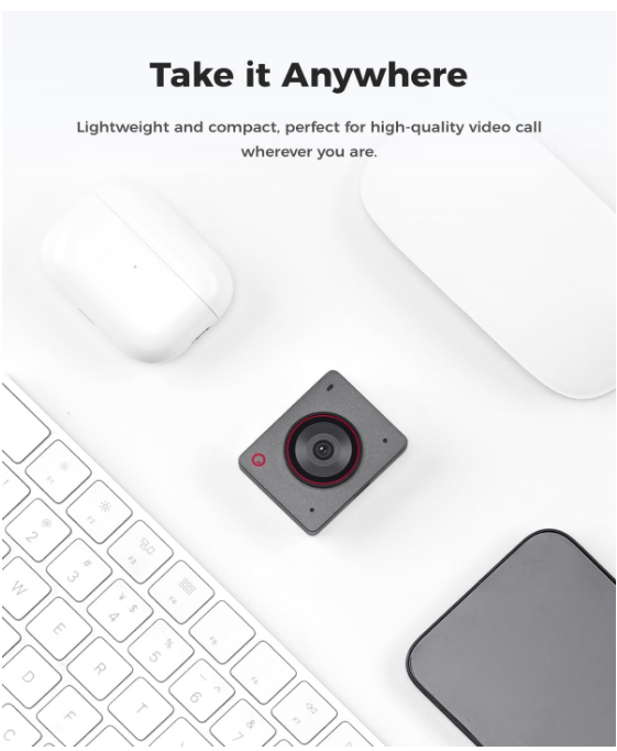 OBSBOT Meet 2-4K Webcam for PC with 1/2" Sensor, AI Framing & Autofocus