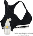 BRAVADO! DESIGNS Women's All-in-One Hands-Free Original Cotton Modal Pumping and Nursing Bra