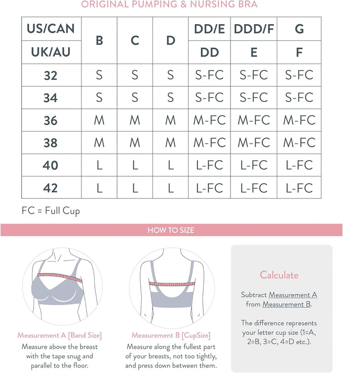 Bravado Designs Original Pumping and Nursing Sustainable Bra, Dove Heather