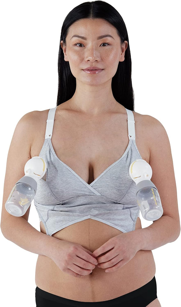 Bravado Designs Original Pumping and Nursing Sustainable Bra, Dove Heather