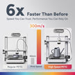 Case of 10 KG OVERTURE Refill PETG 1.75mm Spoolless 3D Printer Filament, 1kg (2.2lb) Refilament for Bambu Lab Reusable Spool, Accuracy +/- 0.02 mm, Fit Most FDM 3D Printers(White)