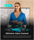 OBSBOT Tiny 2 Webcam 4K Voice Control PTZ, AI Tracking Multi-mode & Auto Focus
