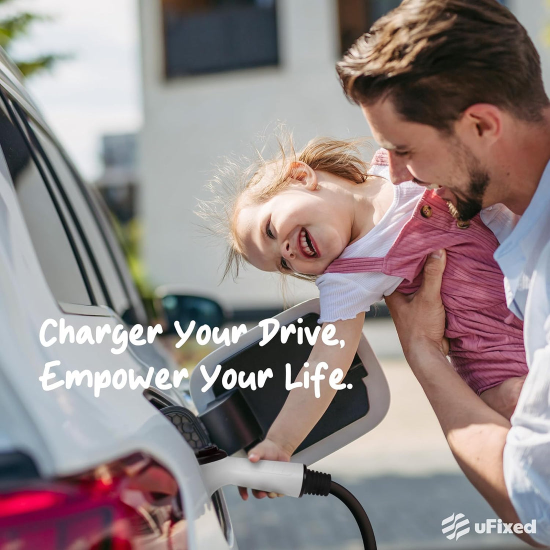 16Amp Level 2 EV Charger, Portable Electric Vehicle Charger with Cable Holder, Home Indoor Outdoor 110V-240V EV Charging Station for J1772 Electric Cars, NEMA 6-20 & NEMA 5-15 Plug