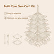 ROBOTIME 3D Puzzle for Adults Wooden Craft Kits DIY Model Building Kit (Five-Storied Pagoda) TGN02