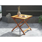 INTERBUILD 30 in L x 30 in W x 29 in H Acacia Sydney Folding Bistro Table ,Golden Teak