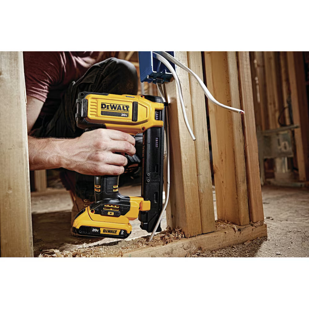 DEWALT 20V Max Cordless Cable Stapler Kit Model # DCN701D1
