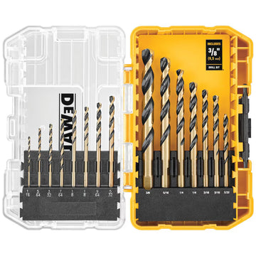 DEWALT Black & Gold Drill Bit Set (15-Piece) Model # DWA1195