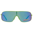 POLAROID Polarized Grey Green Mirror Shield Unisex Sunglasses PLD6222/S 99-01-140
