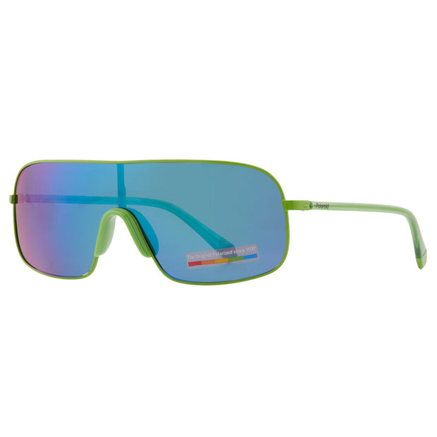 POLAROID Polarized Grey Green Mirror Shield Unisex Sunglasses PLD6222/S 99-01-140