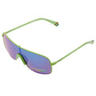 POLAROID Polarized Grey Green Mirror Shield Unisex Sunglasses PLD6222/S 99-01-140