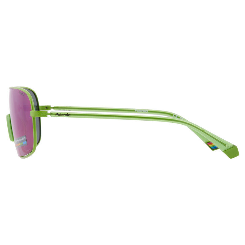 POLAROID Polarized Grey Green Mirror Shield Unisex Sunglasses PLD6222/S 99-01-140