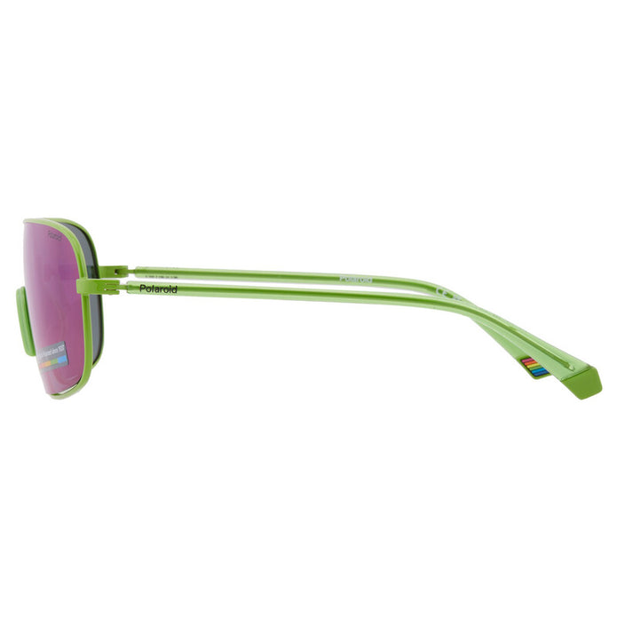 POLAROID Polarized Grey Green Mirror Shield Unisex Sunglasses PLD6222/S 99-01-140