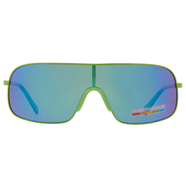 POLAROID Polarized Grey Green Mirror Shield Unisex Sunglasses PLD6222/S 99-01-140