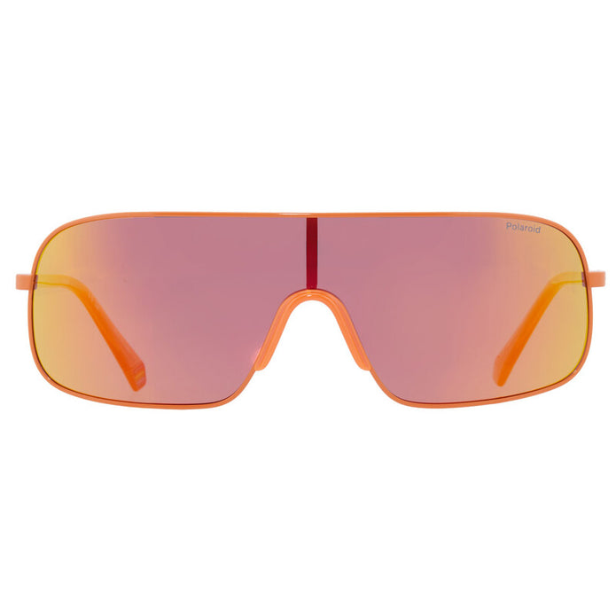 POLAROID Polarized Orange Multilayer Round Unisex Sunglasses PLD6222/S 99-01-140