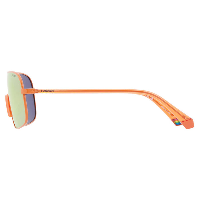 POLAROID Polarized Orange Multilayer Round Unisex Sunglasses PLD6222/S 99-01-140