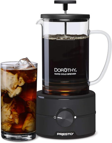 Presto 02937 Dorothy Electric Rapid Cold Brewer - Cold brew at home in 15 minutes