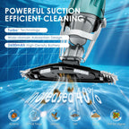 Ant-Link Pool Vacuum for Above Ground & Inground Pools, Rechargeable Cordless Handheld Pool Vacuum Cleaner, 80 Mins Runtime, Effortlessly Cleans Debris Underwater
