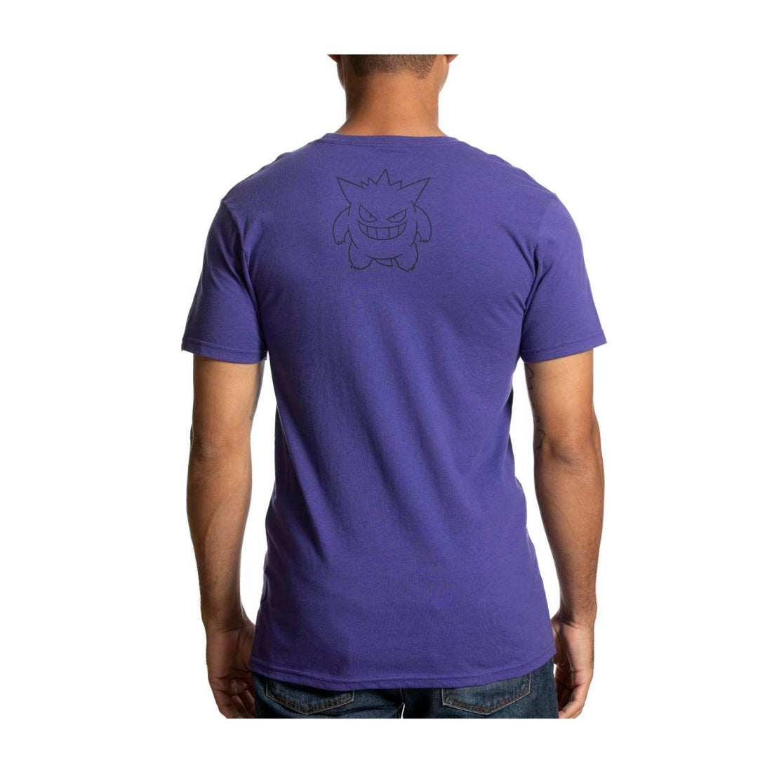 Pokemon Center Gengar Big Face Relaxed Fit Crew Neck T-Shirt - Adult