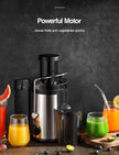 Juicer Machine, 800W Centrifugal Juicer Extractor with Wide Mouth 3” Feed Chute for Fruit Vegetable, Easy to Clean, Stainless Steel, BPA-free