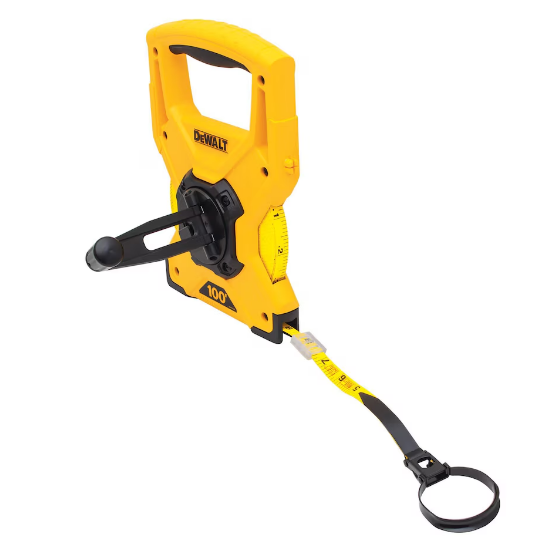 DEWALT 30m/100 ft. Fiberglass Long Tape Measure Model # DWHT34066