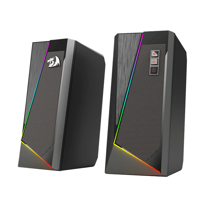 Redragon ANVIL GS520 RGB Stereo Gaming  Speaker, Back