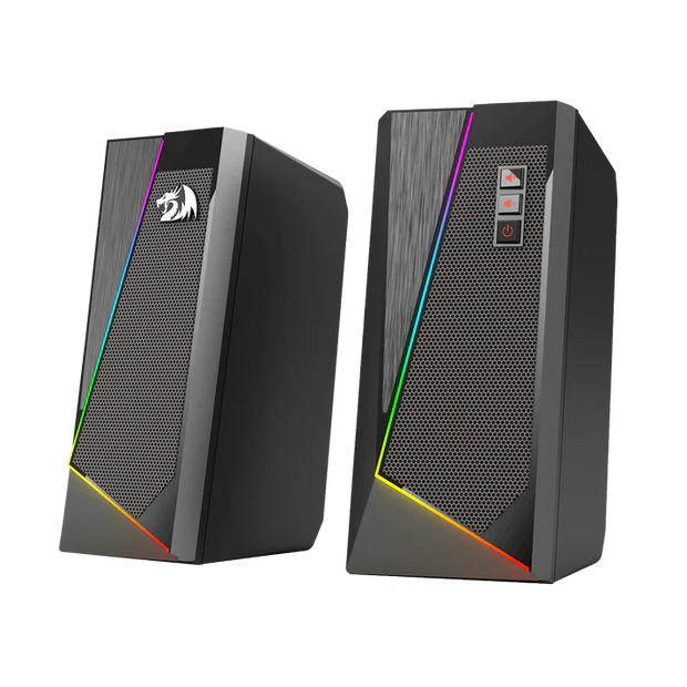 Redragon ANVIL GS520 RGB Stereo Gaming  Speaker, Back