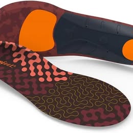 Superfeet Run Cushion Low Arch Insoles Support Inserts for Running Shoes Size: 7.5-9 M / 8.5-10 W