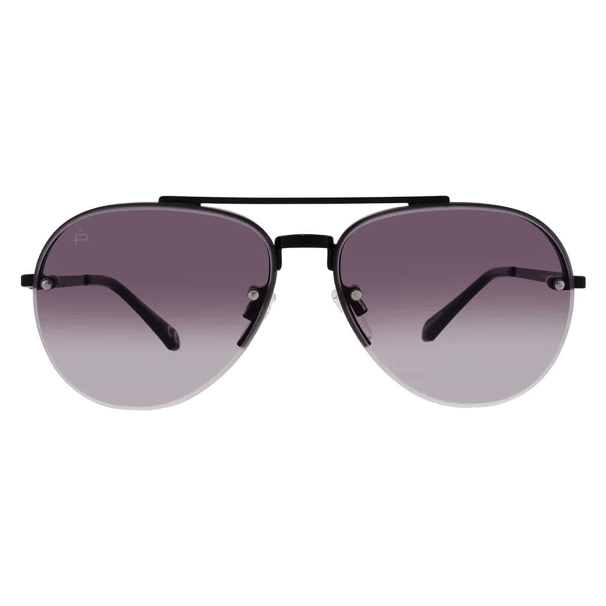 Prive' Revaux Grey Shaded Pilot Unisex Sunglasses THE BIJOU 807 60-13-140