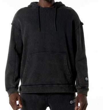 NEW Alphalete Men's Terry Oversize Hoodie ONYX Size S ( 256658)