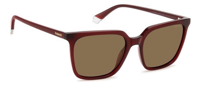 POLAROID PLD 4163/S LHF BURGUNDY 2 55/18/145 Women's Sunglasses