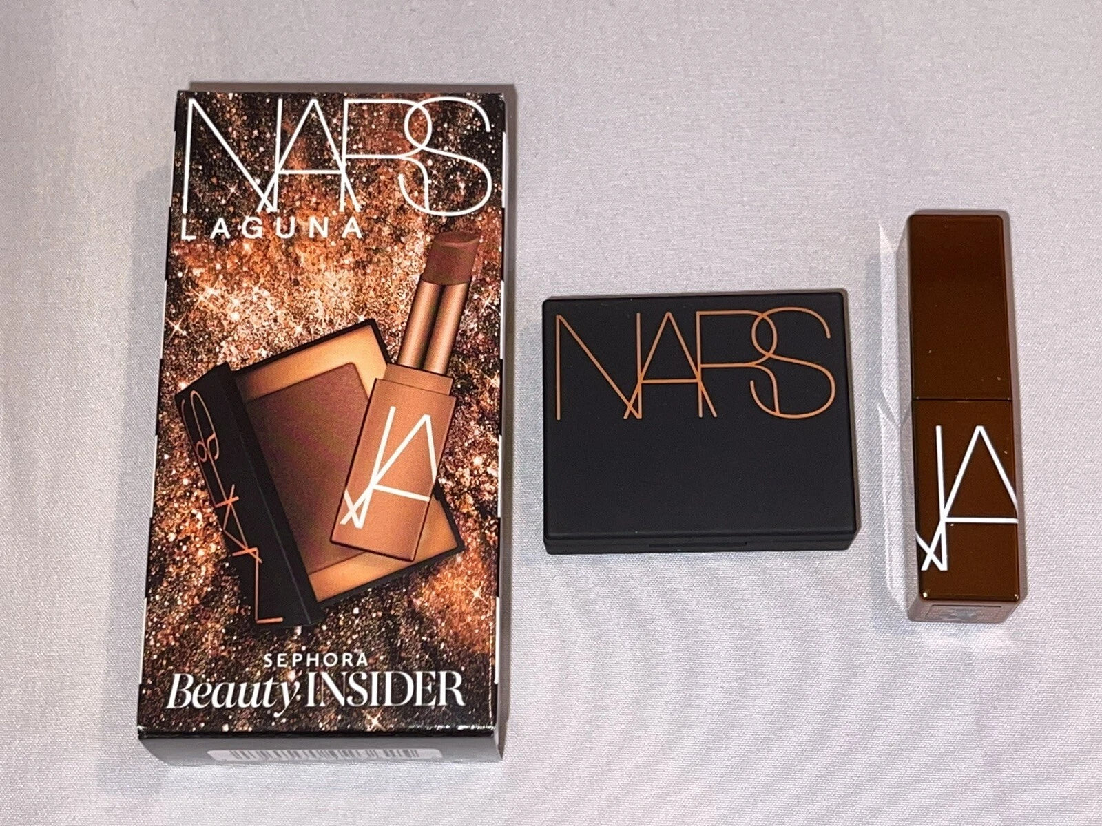 NARS LAGUNA Mini Bronzer & Lip Balm Sephora Birthday Gift Set of 2
