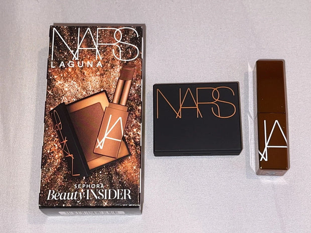 NARS LAGUNA Mini Bronzer & Lip Balm Sephora Birthday Gift Set of 2
