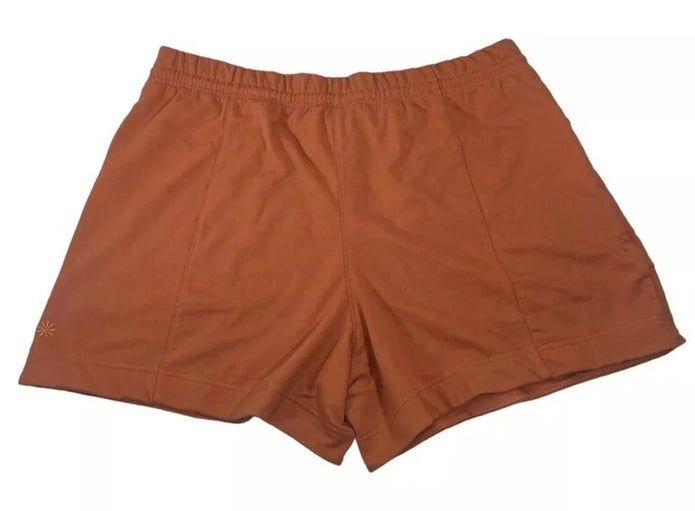 Athleta Shorts 587418 Women  Burnt Orange Retroterry Shorts - TERRACOTTA