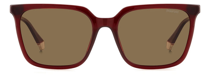 POLAROID PLD 4163/S LHF BURGUNDY 2 55/18/145 Women's Sunglasses