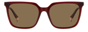 POLAROID PLD 4163/S LHF BURGUNDY 2 55/18/145 Women's Sunglasses