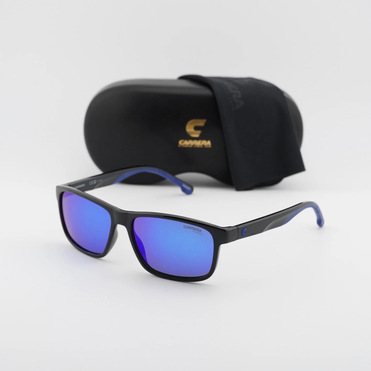 Carrera 2047 T/S D51 Z0 Black Blue Authentic 54-14-135  Sunglasses