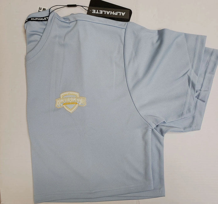 NEW Alphalete Women's Varsity Crop Light Blue (42466) Size XXXL