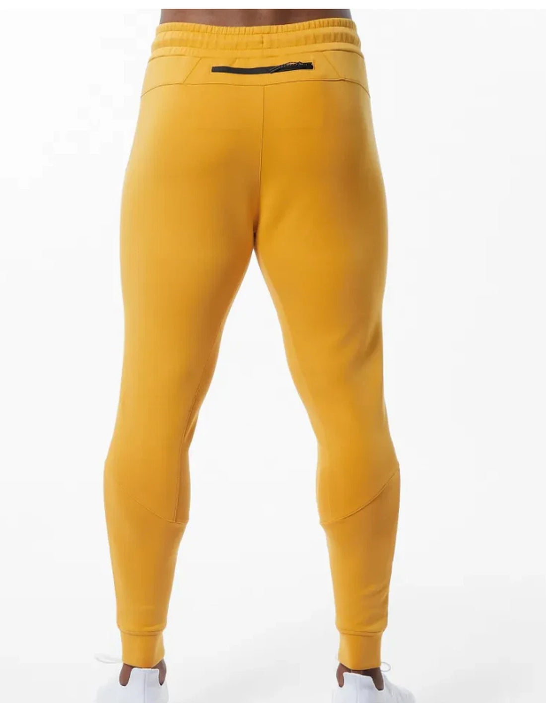 NEW ALPHALETE Men's ELMTS Cuffed Jogger Yellow (264271) Size S