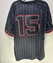 New ALPHALETE Men’s Varsity NFL Black Baseball Jersey ,size XS