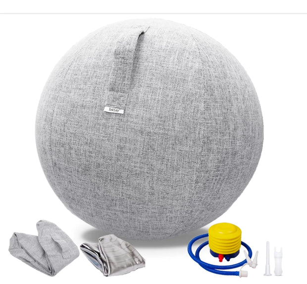 Exercise Ball Chair with Fabric Cover, 65CM  Ball Chair