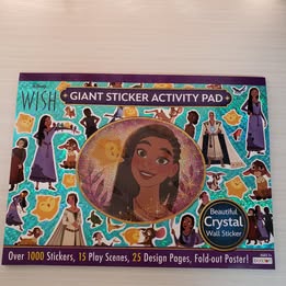 GIANT STICKER PAD WITH PLAY SCENES ASSORTED