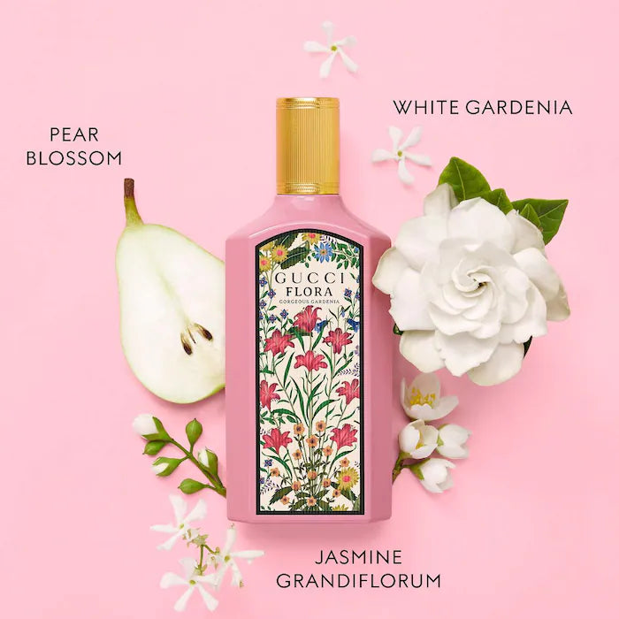 Gucci Flora Gorgeous Gardenia Eau de Parfum with Pear Brown Sugar 100ml