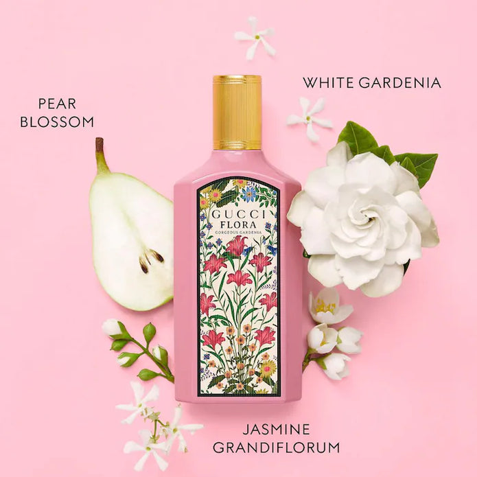 Gucci Flora Gorgeous Gardenia Eau de Parfum with Pear Brown Sugar 100ml